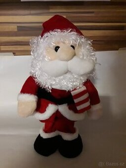 Vánoční Santa ,tancuje a zpívá vánoční písen, 3 x foto, nové