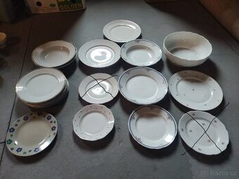 staré talíře