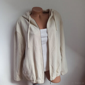 dámská mikina - bunda s kapucí 44 - 46 TOP STAV