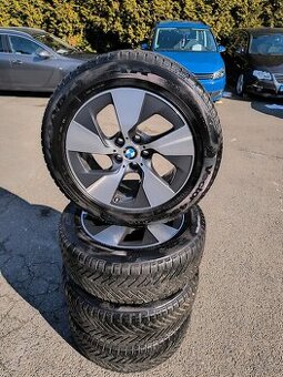 ALU 5x112 R17 orig. BMW + celoroční pneu GOOD YEAR