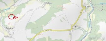 Prodám pozemky v k.ú. Žichlice u Hromnic