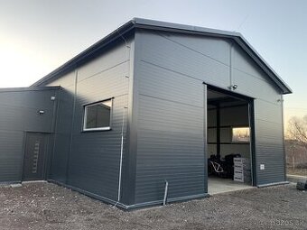 OCELOVÁ KONSTRUKCE HALY - MONTOVANÁ HALA 12x12x6m