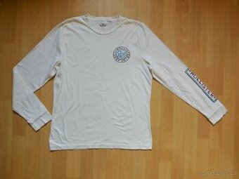 pánské Hollister světlé  tričko , dl.ruk, nápis 52/L