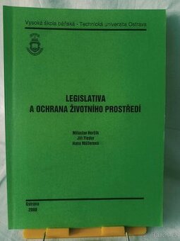 Legislativa a ochrana životního prostředí - skripta VŠB