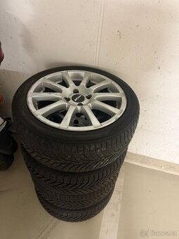 Alu kola 4x108 + zimní pneu Yokohama