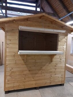 Prodám dřevěný prodejní stánek