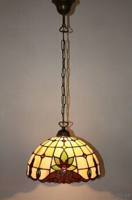 Vitrážový Tiffany lustr -nový