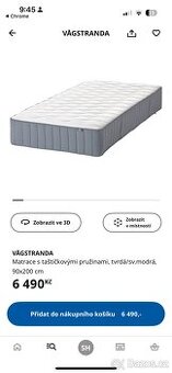 Matrace IKEA, viz.foto, PC 6500kc