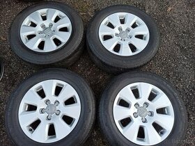 AUDI -16"ORIGINÁLNÍ ALU KOLA S LETNÍMI PNEUMATIKAMI