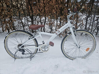 Juniorské 24" horské kolo B-TWIN, rám 13" od 120cm