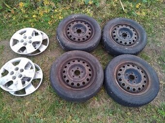 zimni kola 185/65/15 disky 5.5Jx15CH ET47 rozteč 5x114.3