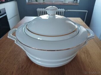 STAROŽITNÁ ART DECO PORCELÁN TERINA KMP BYSTŘÍCE