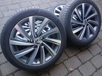 ALU kola,sada, originál Škoda PERSEUS,225/45 R18,5x112,TOP