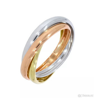 NOVÝ Moderný zlatý prsteň zo 14k zlata - Korai