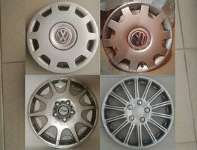 Poklice Volkswagen 15" a 14" po 1 ks + J-Tec SPORT LINE 15"