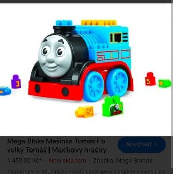 Mašina Tomáš Mega Bloks