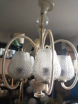 Art Deco luster Kamenický Šenov