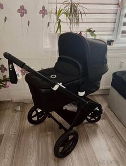 Bugaboo Fox 3 All Black (2v1) TOP stav+ příslušenství záruka
