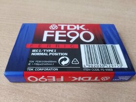 TDK FE90 FERRIC IECI/TYPE I NORMAL POSITION - AUDIOKAZETA