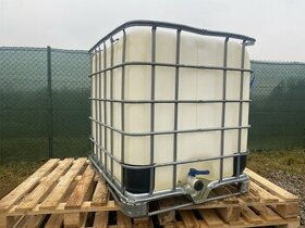 Nádrž na vodu 1000l - IBC kontejner - vyčištěný