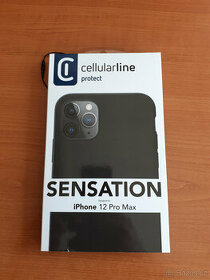 iphone 12 pro max kryt CellularLine Sensation černý NOVÝ