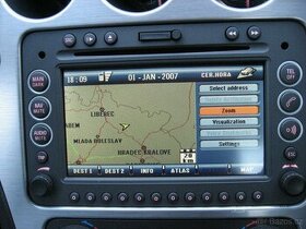 Mapy a hlasy do navigace Alfa Romeo 159 / Fiat / Lancia