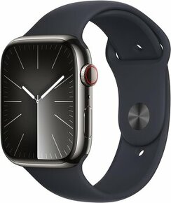 Apple watch 9 45 LTE Stainless,steel,gold