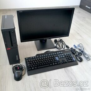 PC Lenovo M715s - Čtyřjádro, monitor 22", myš, klávesnice