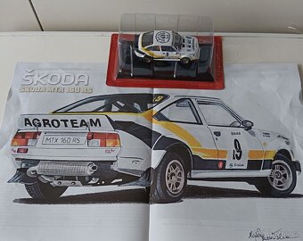 Škoda MTX 160 RS 1984 DeAgostini 1:43