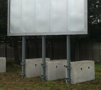 BILLBOARD - BETONOVÁ ZÁTĚŽ, BETONOVÝ PODSTAVEC