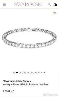 Náramek Swarovski