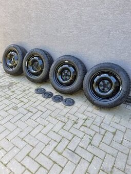 Originální plechová kola 17" vw transportér včetně pneu