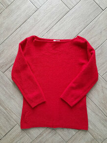 Červený svetřík zn. Mango, vel. 34