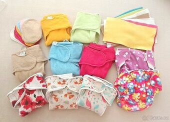 Látkové pleny By Veru 2-8 kg sada 8 ks včetně vložek