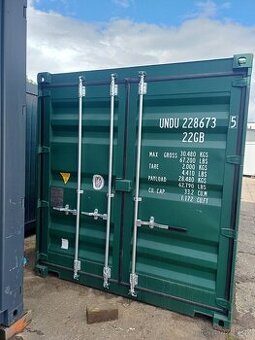 Lodní kontejner 20´ po první cestě, RAL 6005