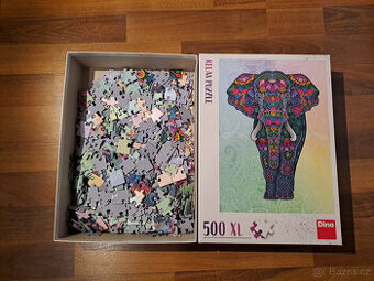 Puzzle 500 XL dílků, Dino - slon