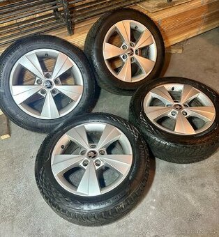 ALU Kola ŠKODA 5x112 R16 VELORUM Zimní Pneu 205/55/16