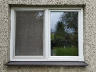 Okno plastové bílé 187x140cm, trojsklo