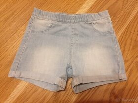 Dívčí riflové kraťasy H&M vel.140 (9-10let).