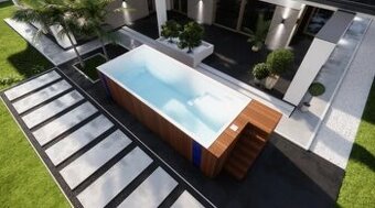 Laminátový bazén volně stojící