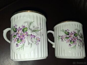 Hrnečky Dubí Czechoslovakia originál Bohemia