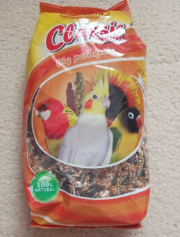 krmení pro malé papoušky