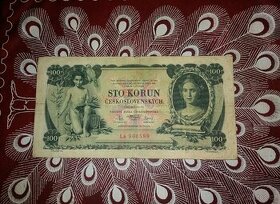 100 korun 1931 pěkný stav, vzácnější prvnější série, vyhledá