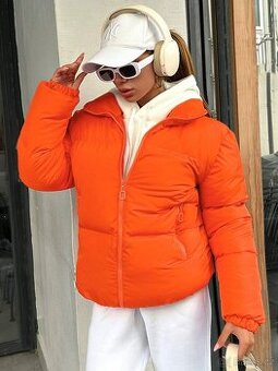 Péřová bunda vel. XL