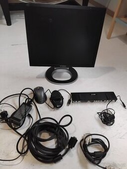 Monitor Hyundai, bezdrátová myš, připojovací jednotka