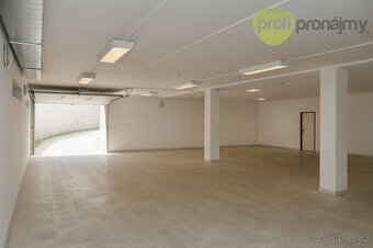 Pronájem přízemních skladových/prodejních prostor – 460 m²