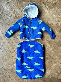 Bunda s fusakem 0-3měs.