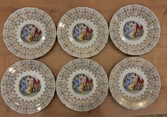 Porcelán Tři Grácie-mělké talíře