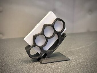 Dekorativní stojánek na vizitky