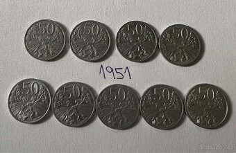 50h ČESKOSLOVENSKO 1951